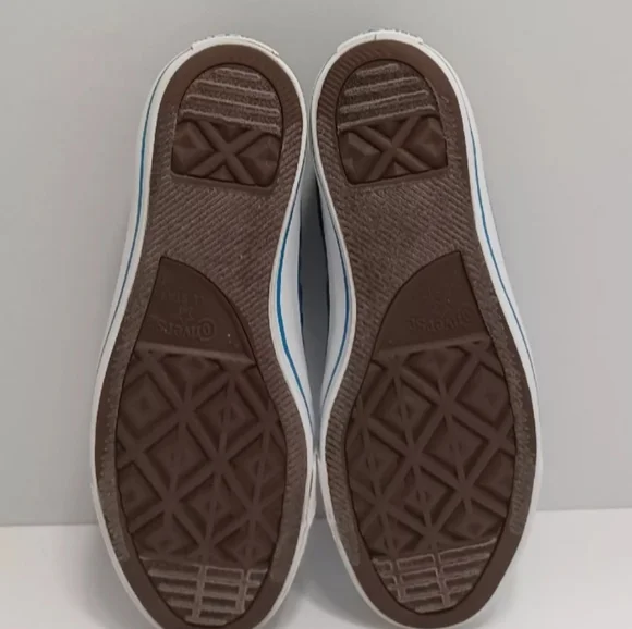 CONVERSE All Star Low Ox Black Blue White Canvas Shoes Men 6 Woman's 8 Sneakers - Picture 6 of 7